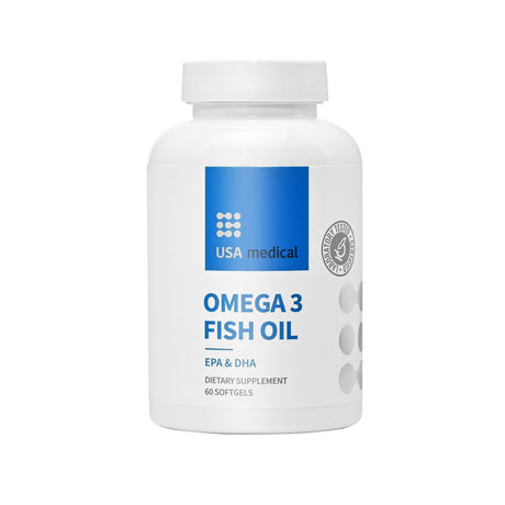 USA medical Omega 3 halolaj kapszula magas EPA & DHA tartalommal 60 db
