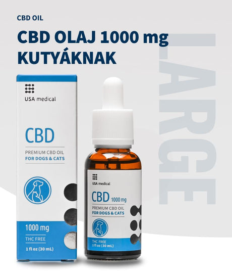 USA medical CBD olaj kutyáknak 1000 mg