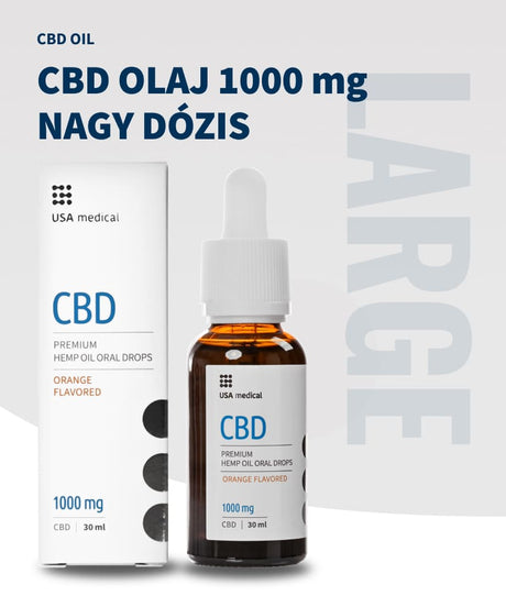 USA medical CBD Olaj 1000 mg