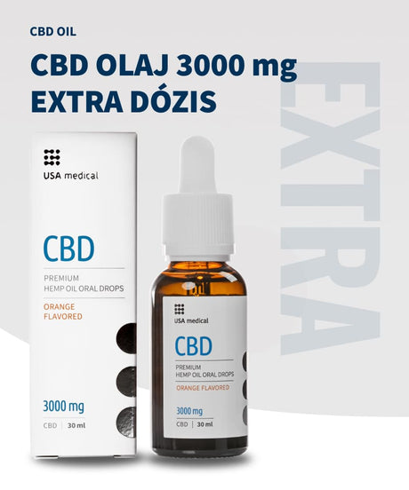 USA medical CBD Olaj 3000 mg