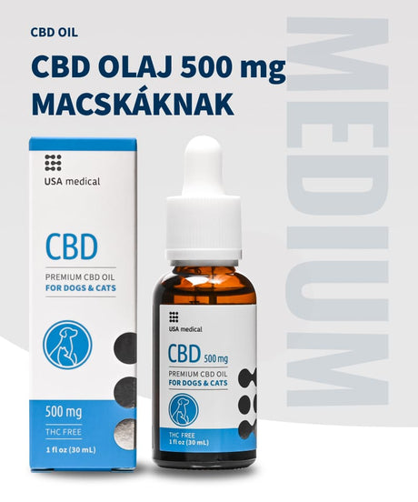 USA medical CBD olaj kutyáknak 500 mg