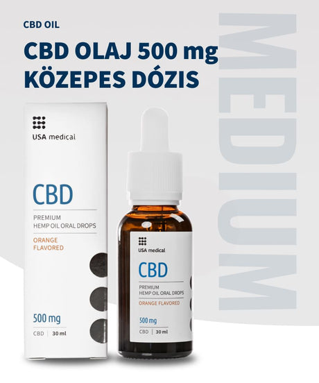 USA medical CBD Olaj 500 mg