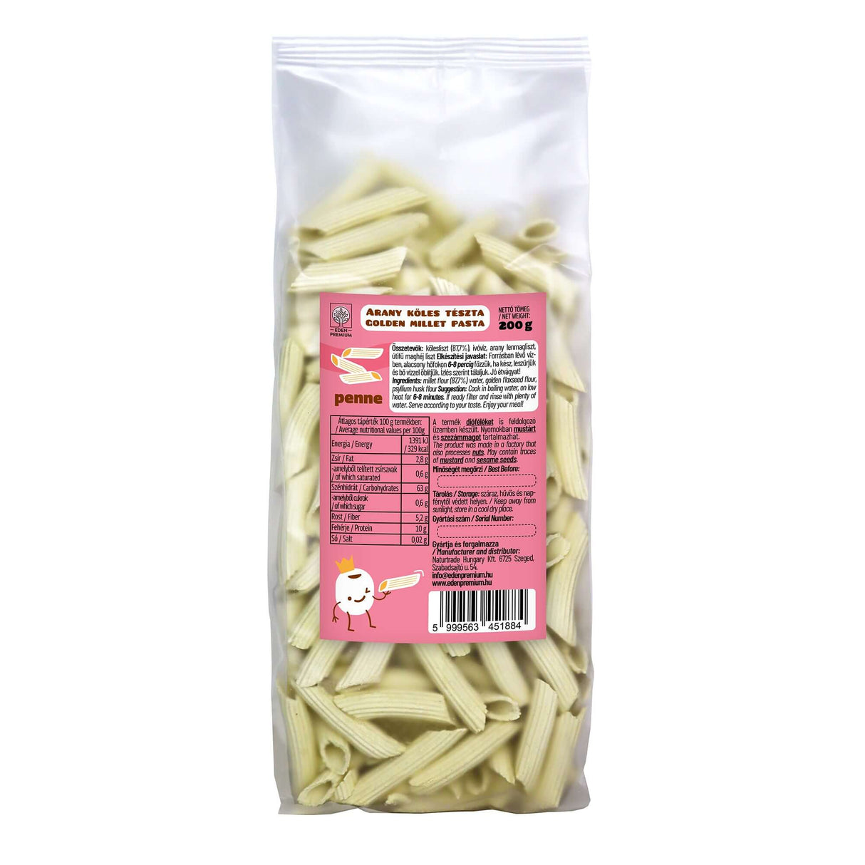 Arany kölestészta penne 200g