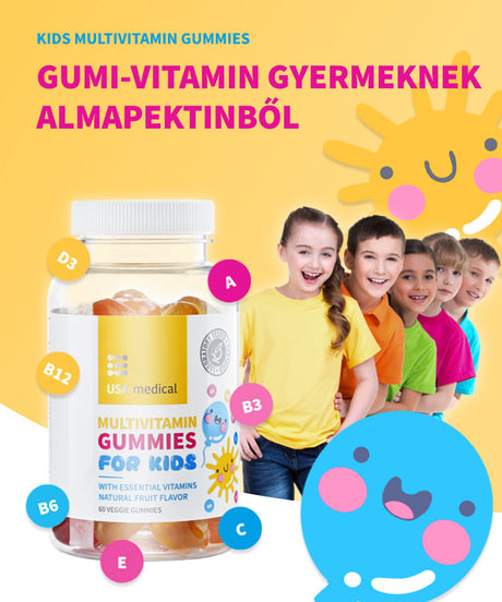 USA medical Multi Gumivitamin Gyerekeknek 60 db